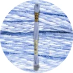 Mouliné Spécial 25, Blue/Purple 0341