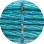 Mouliné Spécial 25, Blue/Purple 0807