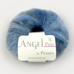 Permin Angel print 58 Golden/Blue
