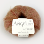 Permin Angel print 51 Coral/Rust