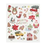 Stickers, Christmas, 15 x 16.5 cm, 1 sheet Everything for Christmas