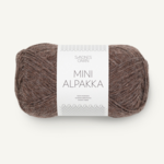 Sandnes Mini Alpakka 2652 Medium Brown Melange