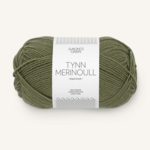 Sandnes Tynn Merinoull 9062 Olive Green