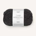 Sandnes Tynn Merinoull 1055 Dark Grey Melange