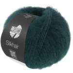 Lana Grossa Silkhair 231 Black green