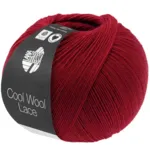 Lana Grossa Cool Wool Lace 61 Wine red