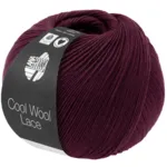 Lana Grossa Cool Wool Lace 59 Burgundy
