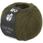 Lana Grossa Cool Wool Lace 70 Green brown