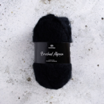 Svarta Fåret Brushed Alpaca 001 Coal black