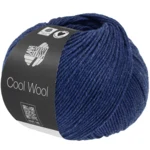 Lana Grossa Cool Wool Mélange 1504 Dark blue heather