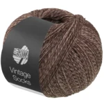 Lana Grossa Vintage Socks 1024 Grey brown/mocha heathered