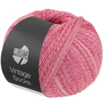 Lana Grossa Vintage Socks 1022 Pink/light pink heathered