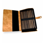 LYKKE Single Pointed Knitting Needle Set Umber, Tan, 25 cm