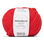 LindeHobby Merino Bliss 115 19 Dark red