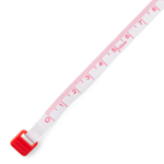 LindeHobby Retractable Measuring Tape, 150 cm Red