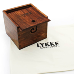 LYKKE Yarn Box with Cover Shisham Wood