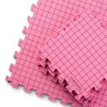 LindeHobby Blocking Mats in Felt Bag with 100 T-Pins, Pink