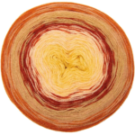 Rico Design Creative Wool Dégradé Super 6 17 Red-mustard