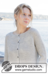 257-23 Misty Lake Cardigan by DROPS Design