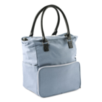 HobbyArts Shoulder Bag with Zipper Pocket, Light Grey