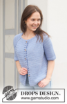 259-33 Blue Coast Cardi by DROPS Design