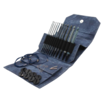 LYKKE Interchangeable Tunisian Crochet Hook Set Indigo, Blue, 15 cm