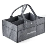 LindeHobby Felt Basket with Snap Buttons