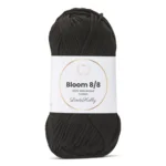LindeHobby Bloom 8/8 Mercerized Cotton 01 Black