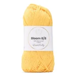 LindeHobby Bloom 8/8 Mercerized Cotton 22 Yellow