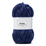 LindeHobby Fuzzy Chenille 17 Navy Blue