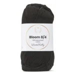 LindeHobby Bloom 8/4 Mercerized Cotton 01 Black