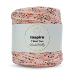 LindeHobby Inspire Print 123 Peach with wildflowers