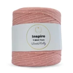 LindeHobby Inspire Print 62 Peach with white dots