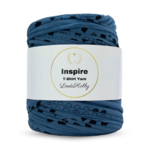 LindeHobby Inspire Print 154 Dark blue with cow and circle pattern