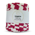 LindeHobby Inspire Print 17 White with wide red stripes