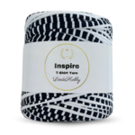 LindeHobby Inspire Print 15 Dark blue and white striped