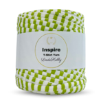 LindeHobby Inspire Print 12 White and light green striped