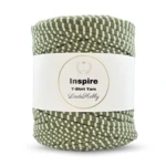 LindeHobby Inspire Print 13 Green with thin white stripes