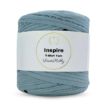 LindeHobby Inspire Print 153 Dusty light blue with circle pattern