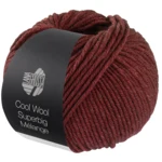 Lana Grossa Cool Wool Superbig 222 Wine red heathered