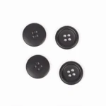 DROPS Matte Black, Button, 18 mm (no. 817)