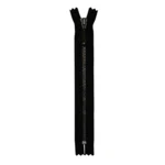 YKK Fixed Zipper Antique Brass 4 mm 14 cm 580 Black