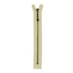 YKK Fixed Zipper Antique Brass 4 mm 17 cm 345 Dusty yellow