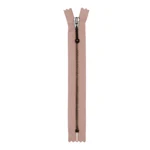YKK Fixed Zipper Antique Brass 4 mm 17 cm 274 Dusty pink