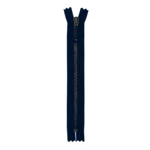 YKK Fixed Zipper Antique Brass 4 mm 17 cm 560 Navy