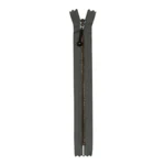 YKK Fixed Zipper Antique Brass 4 mm 17 cm 135 Medium grey