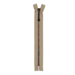 YKK Fixed Zipper Antique Brass 4 mm 28 cm 572 Sand