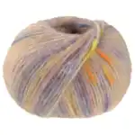 Lana Grossa Cassata 07 Light beige/yellow/orange/jeans blue/pink