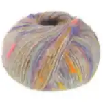 Lana Grossa Cassata 12 Light grey/violet/sapphire blue/light yellow/grey-pink/peach