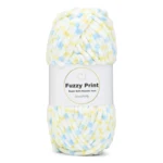 LindeHobby Fuzzy Chenille Print 01 Summer breeze